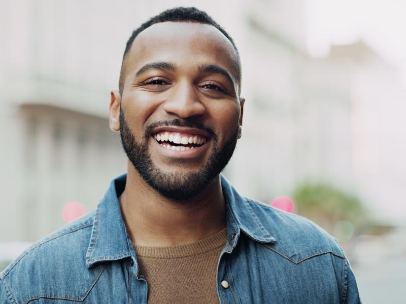 smiling young man